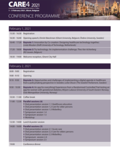 CARE4 Scientific Programme